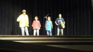 Native Hand Drumming for Big Sandy Talent Show 2013