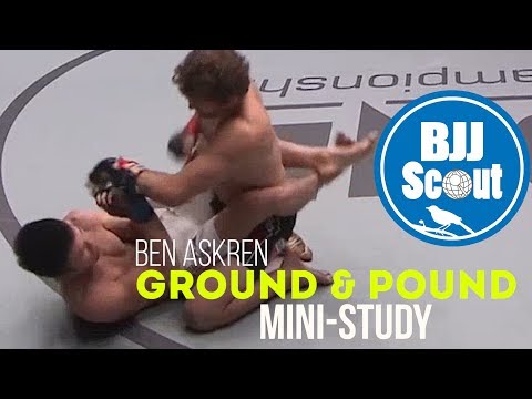 BJJ Scout: Ben Askren Ground & Pound Mini-study (Hand Feeding)
