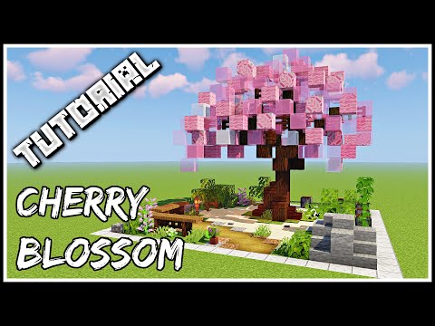 How To Build A Cherry Blossom Tree | Minecraft Tutorial