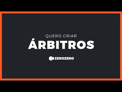 Como criar árbitros no zerozero?