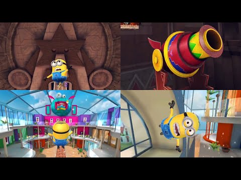 Despicable Me: Minion Rush - Location Openings vs Minion Launchers