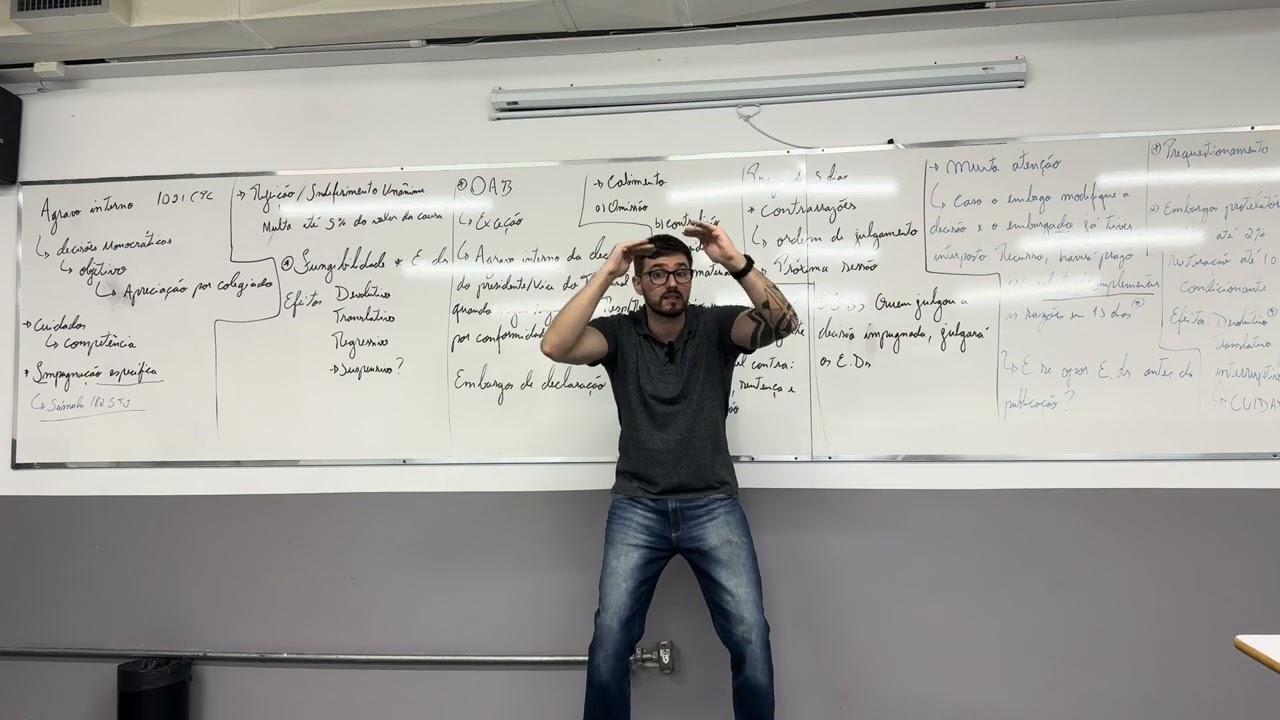 Revisão Recursos - Agravo interno e embargos declaração
