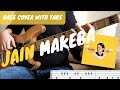 MAKEBA - Jain | BASS COVER WITH TABS | NOTE FOR NOTE |