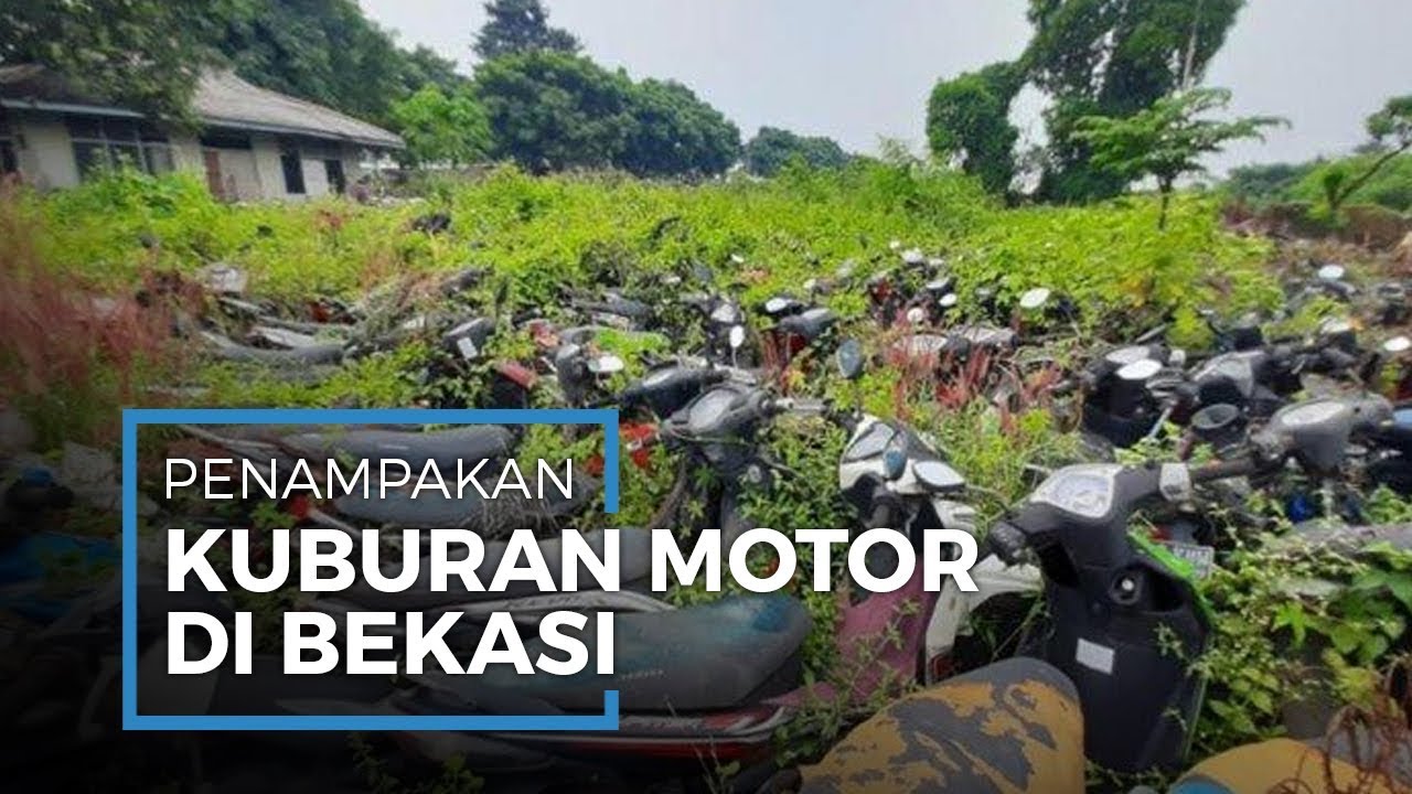 Penampakan Kuburan Sepeda Motor di Bekasi 20 Tahun Menumpuk Hingga 