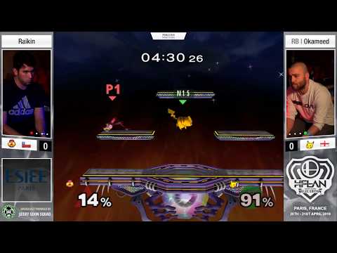 HFLAN 19 - Raikin (Sheik) Vs. RB | Okameed (Pika) - Pool B16 - Melee Singles