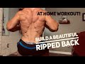 BUILD A BEAUTIFUL RIPPED BACK AT HOME!