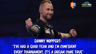 Danny Noppert: “I've had a good year and I'm confident every tournament, it's a dream come true”