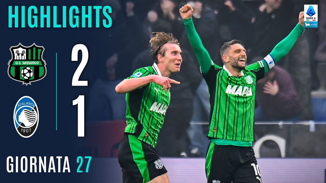 SASSUOLO-ATALANTA 2-1 | HIGHLIGHTS | 27ª GIORNATA | SERIE A ENILIVE 2025/26