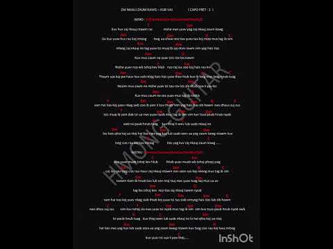 zaj nkauj zaum kawg - Chord 🎸