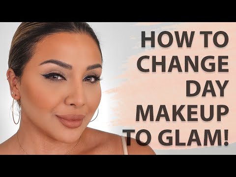 HOW TO CHANGE YOUR DAY MAKEUP TO GLAM MAKEUP | NINA UBHI