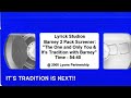 It S Tradition Demo VHS Is Coming Up Next After The One And Only You