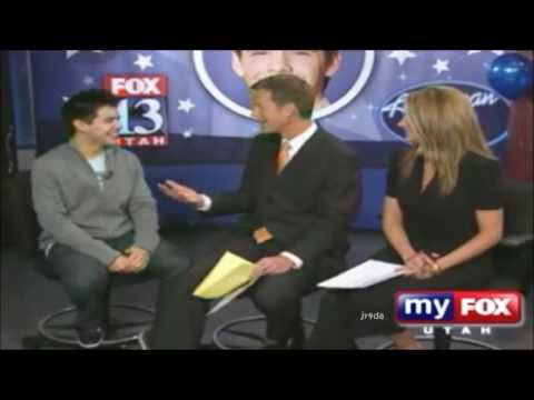 02-06 David Archuleta @ LIVE Utah Homecoming - Fox13 1st Interview (I CRAVE TO SING FOR AS MANY...)