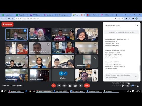 Sirhajwan Idek. 2022. Masterclass: Haiku with Alan Maley (UK). 