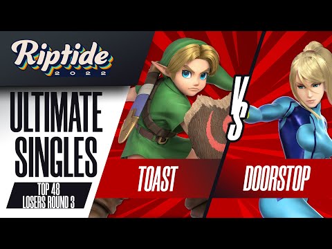 Toast vs Doorstop - Ultimate Singles Top 48: Losers Round 3 - Riptide 2022 | Young Link vs ZSS