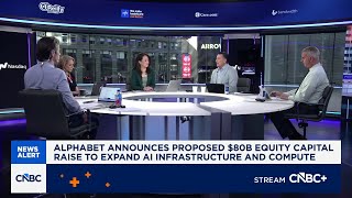 'Fast Money' traders react to Alphabet's proposed $80 billion equity capital raise for AI