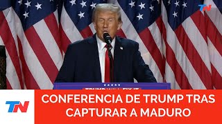 Trump confirmó que Maduro es llevado a Nueva York en un buque y será juzgado por narcoterrorismo