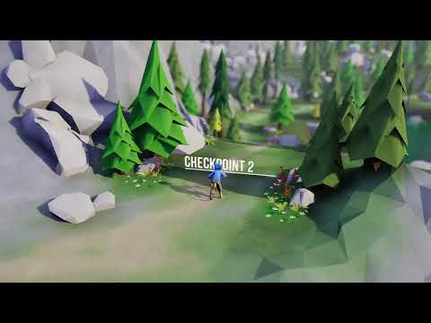 Skid down steep mountain paths on your bike - Let's Play: Lonely Mountains: Downhill (Gameplay)