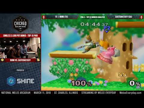 National Melee Arcadian - FX | Bunk (Peach, TX) vs. EastCoastJeff (Fox, CA) - Top 32 W. Qualifier