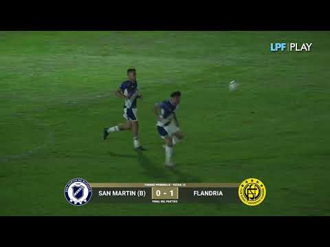 San Martín (B) 0-1 Flandria. Fecha 12. Primera B Metropolitana