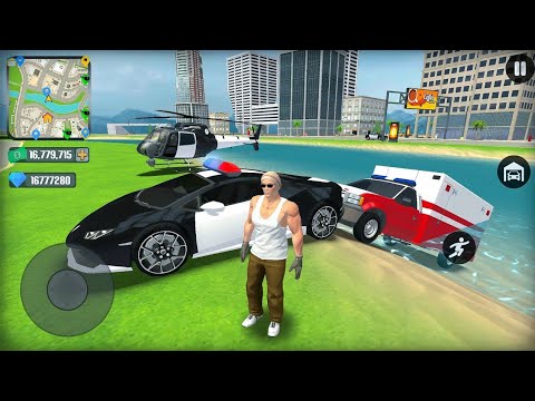 US Police Officer Car Chasing Robbers Cars in Open City - Android IOS Gameplay