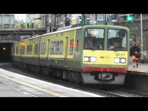 Irish Rail 8520 Class Dart Train 8627 - Dun Laoghaire Station, Dublin