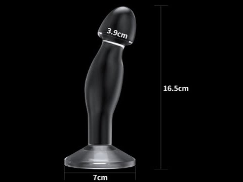 Анальная пробка для стимуляции простаты плаг для ануса без вибрации прозрачный анальный фалос на присоске - фото 1 - id-p2217673960