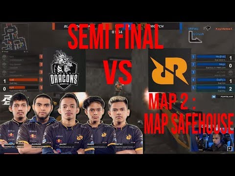 SEMI FINAL RRQ TCN VS BLACK DRAGONS - MAP 2 SAFEHOUSE PBWC 2019 Day 2