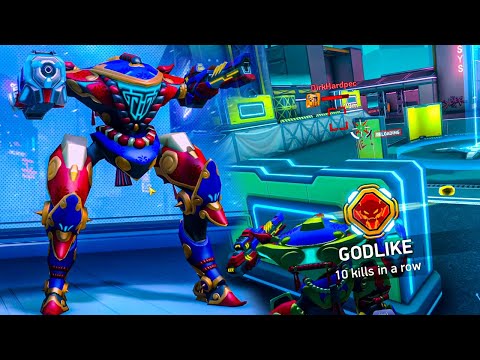🔥Superb Gameplay! Panther with Railgun & EM Rifle 16 Wrecks! 🎯 | Mech Arena