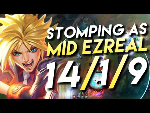 STOMPING AS MID EZREAL - Full Ezreal Gameplay
