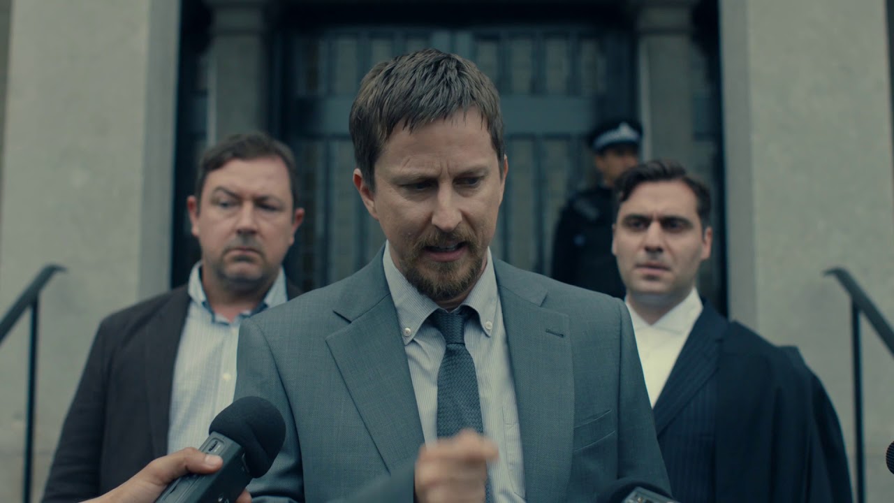 David addresses the press