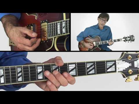 30 Jazz Rhythms - #9 Voice Leading Blues - Guitar Lesson - Frank Vignola