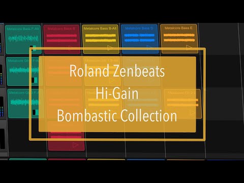 Roland Zenbeats 2.0 - Demo: Hi-Gain, Bombastic collection pack