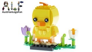 Lego Easter Chick - Lego Brickheadz 40350 Speed Build by AustrianLegoFan