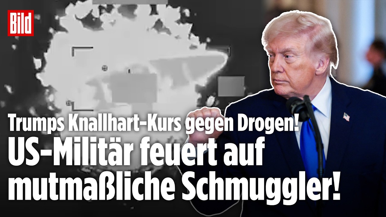 MILITÄREINSATZ IN DER KARIBIK: Donald Trump lässt mutmaßliches Drogenboot bombardieren – Drei Tote!