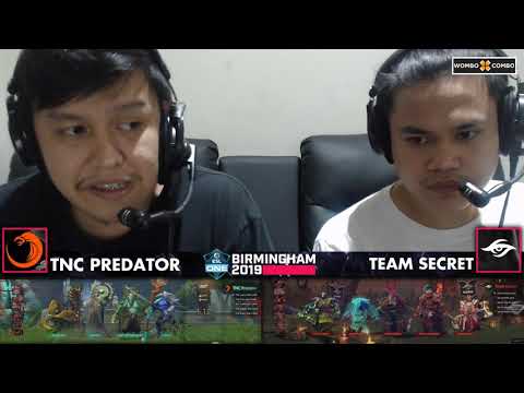 TNC Predator vs Team Secret Game1 (Bo3) | ESL One Birmingham 2019 Lower Bracket Round 2