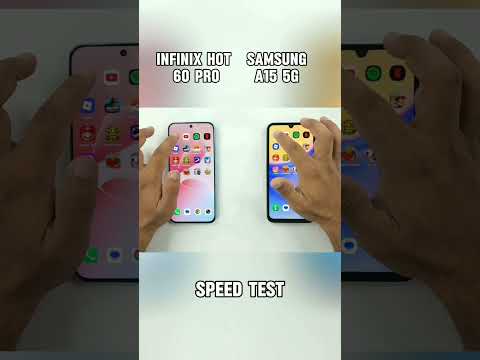 Budget Phone BATTLE! ⚔️ Infinix Hot 60 Pro vs. Samsung A15 5G speed test. Who wins?#shorts