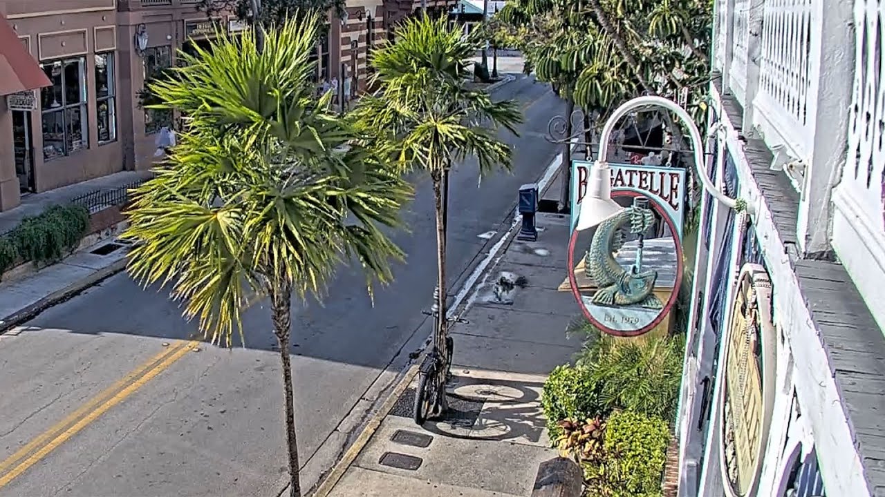 Live webcam view of Cámara de Bagatelle en Duval Street