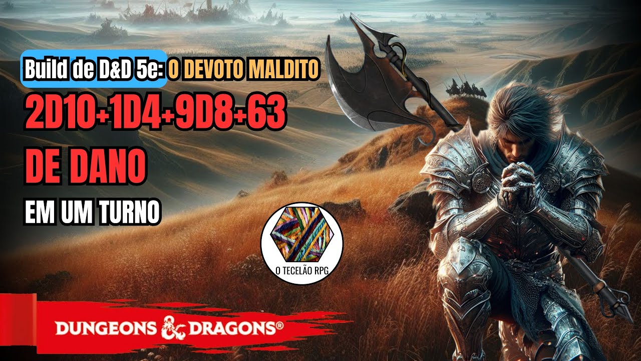 Build de D&D 5e O Devoto Maldito - Paladino do Juramento da Devoção / Bruxo Lâmina Maldita