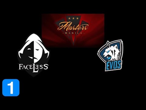 Faceless vs Team EVOS Game 1 Masters Manila 2017 Highlights Dota 2