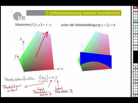 Lagrange-Methode - Extrema unter Nebenbedingungen (Mathematik #18)