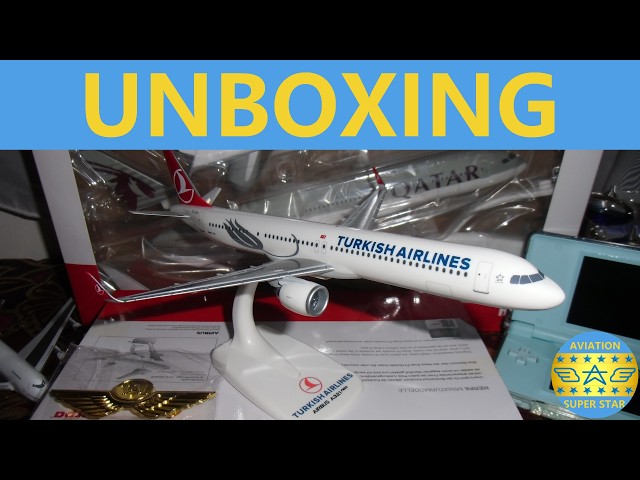 Vídeo relacionado con Herpa Toys Single Airplane Turkish Airlines, Modelo de Juguete a pequeña Escala, Modelo de avión, coleccionar, Jugar, Figura plástico - niños 3 años