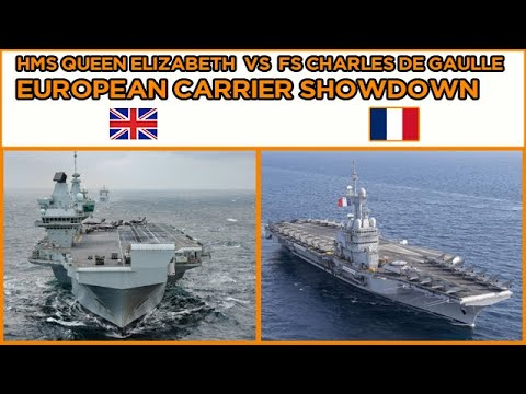 Royal Navy Battle of Europe HMS Queen Elizabeth vs FS Charles de Gaulle