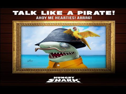 TALK LIKE A PIRATE ! (Most Coins Earn) LIVE EVENT (Win 400 GEMS) - Hungry Shark Evolution