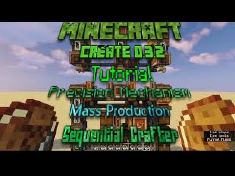 Upgraded! | Precision Mechanism Auto Crafter for Minecraft Create Mod 0.3.2