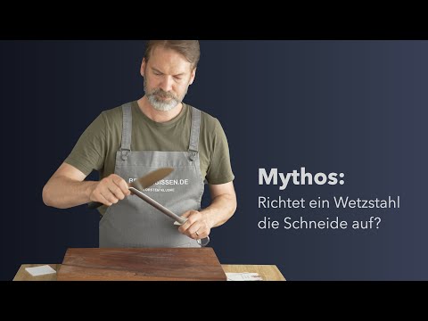 The Myth of Honing / Does a honing steel straighten a knife edge?