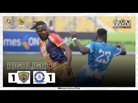 ACCRA HEARTS OF OAK 1 : 1 GREAT OLYMPICS - HIGHLIGHTS | WK 2
