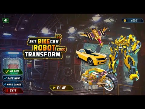Bumblebee Multiple Transformation jet Robot car Game 2020 - #2 -best android gameplay