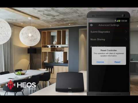 Denon |  How to reset your HEOS app