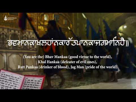 Brahm Kavach || Giani Surinder Singh Head Granthi Budha Dal || Larivaar Read Along With Translation