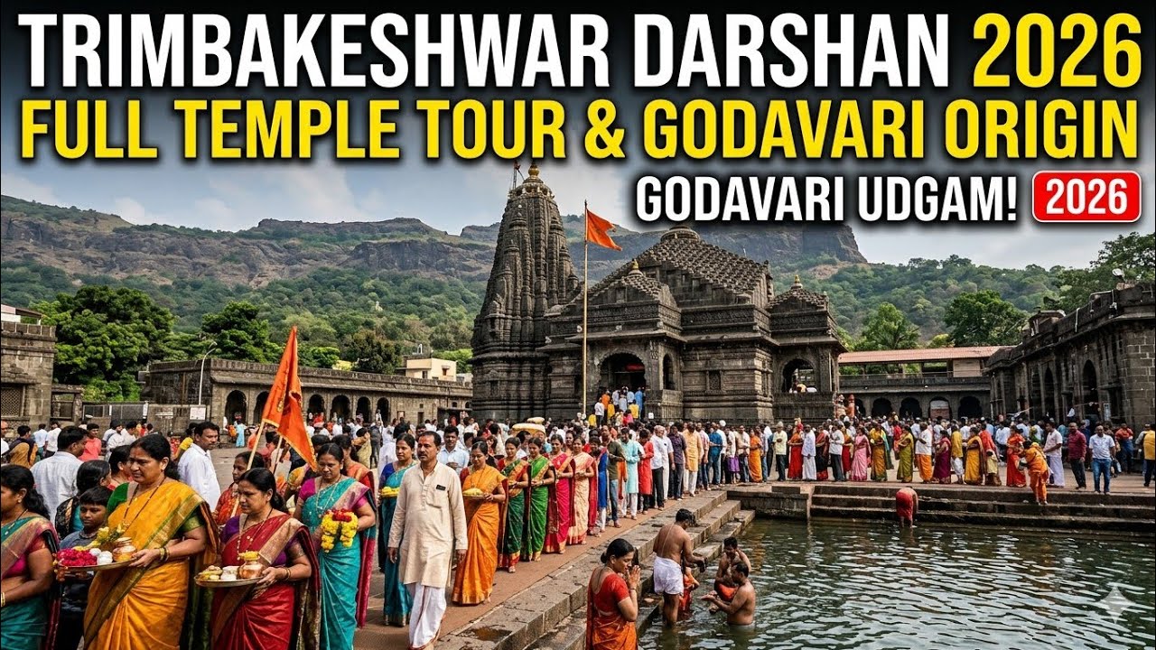 Trimbakeshwar Jyotirlinga Darshan 2026 | Full Temple Tour & Godavari Origin